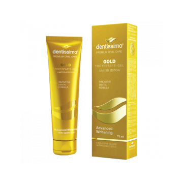 Dentissimo Gold Whitening Tannkrem