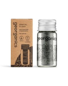 Georganics Naturlig Tanntråd Kull (50 M)