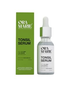 Oramarie serum for fjerning av mandelsten - forebygging - frisk pust