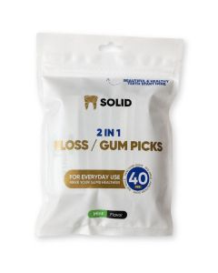 Solid Brush 2-in-1 Floss & Gum Picks