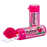 Miradent Chewing Gum Strawberry Kids xylitol glutenfree no aspartame